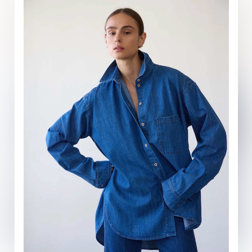 Jamie Haller Essential Denim Farrah Indigo sz XL